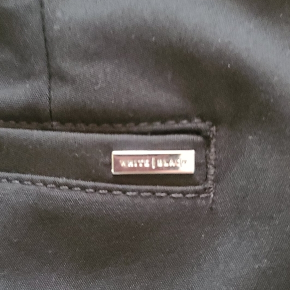 White House/Black Market Perfect Form Slim Ankle Black Dress Pants - Picture 5 of 8